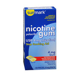 Sunmark Nicotine Polacrilex Gum Original Flavor 50 each By Sunmark