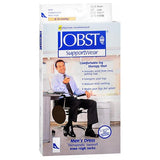 Jobst 서포트웨어 남성 드레스 양말 8-15mm/Hg 압축 브라운 라지 각 Jobst 제작