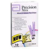 Precision Xtra Blood B-Ketone Test Strips Count of 10 By Precision Xtra