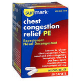 Sunmark Chest Congestion Relief Pe 50 tabs 