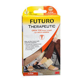 Futuro Therapeutic 오픈 토우 무릎 길이 스타킹 베이지 남성용 여성용 초대형 각 3M