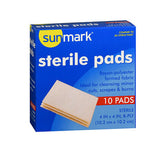 Sunmark Sterile Pads 10 Each By Sunmark