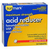 Sunmark Acid Reducer 20 mg 50 tabs By Sunmark