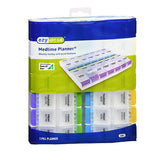 Ezy Dose Weekly 4X/Day With Push-Buttons Medtime Planner 2Xl 1 Each By Ezy Dose