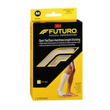 Futuro Therapeutic 오픈 토우/힐 무릎 길이 스타킹 베이지 펌 남성 여성용 미디엄 각 3M