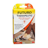 Futuro Therapeutic 오픈토 무릎 길이 스타킹 베이지 남성 여성용 대형 각 3M