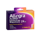 Allegra Adult 24 Hour Allergy Relief 5 tabs By Allegra