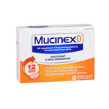 Mucinex D Expectorant And Nasal Decongestant 36 tabs By Mucinex