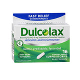 Dulcolax Laxative Suppositories 16 each By Dulcolax