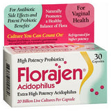 Florajen Acidophilus 30 Caps By Florajen