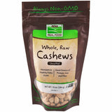 Whole Raw Cashews Unsalted 10 oz By Now Foods