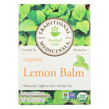 Organic Lemon Balm Tea 16 Bags By Traditional Medicinals