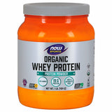 Organic Whey Protein Natural Unflavored 1 LB By Now Foods