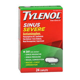 Sinus Congestion and Pain Severe Daytime 24 Caplets By Tylenol