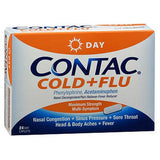 Contac Cold Plus Flu 24 Caplets By Meda Consumer Healthcare
