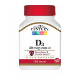 21st Century Vitamin D3 Count of 1 By 21st Century