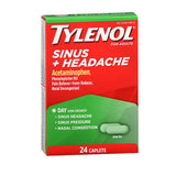 Tylenol Sinus Congestion And Pain Caplets Daytime 24 Caps By Tylenol
