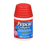Pepcid Complete Chewable Berry Flavor 25 Tabs By Pepcid