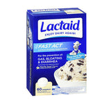 LACTAID Fast Act Tablets Vanilla Twist Flavor 60 Tabs By Lactaid