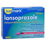 Sunmark Lansoprazole 24 Hour Acid Reducer Capsules Count of 1 By Sunmark