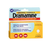 Dramamine Tablets Original Formula 36 Tabs By Med Tech Products