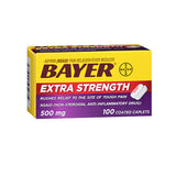 Bayer Aspirin Pain Reliever / Fever Reducer 100 tabs By Bayer