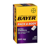 Bayer Back & Body Pain Reliever 100 tabs By Bayer