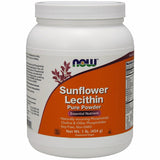 Sunflower Lecithin Pure Powder 1 lb By Now Foods