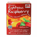 Women's Righteous Raspberry Tea 24 Tea Bags By Now Foods