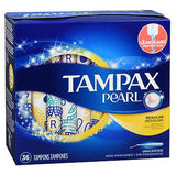 Tampax Pearl Tampons Regular Absorbency - Unscented 36 Each by Procter & Gamble