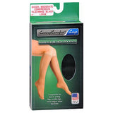 Fashion Knee High Stockings Sheer Moderate Compression Black Medium Large 1 Pair By Scott Specialties
