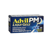 Advil PM Pain Reliever 40 Liqi Gels By Advil