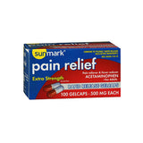 Sunmark Pain Reliever Extra Strength Rapid Release Gelcaps 100 Caps By Sunmark