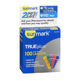 TRUEplus 33 G Sterile Lancets 100 Each By Sunmark
