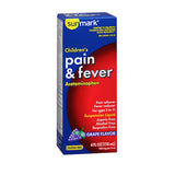 Childrens Pain and Fever Suspension 4 oz By Sunmark