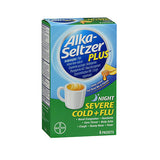Alka-Seltzer Plus Night Severe Cold & Flu Powder Packets Honey Lemon 6 Each By Bayer