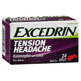 Excedrin Tension Headache Caplets 24 Caps By Novartis Consm Hlth Inc