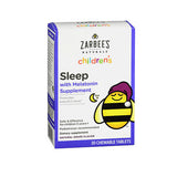 Children's Sleep with Melatonin Supplement Grape 30 Chewable Tablets By Zarbees