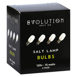 Clear Bulb 15W 4 Packs By Evolution Salt
