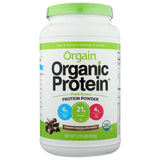 Organic Plant Based Protein Powder Creamy Chocolate Fudge 2.03 lbs By Orgain