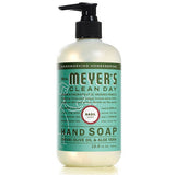 Liquid Hand Soap Basil Case of 6 X 12.5 Oz By Mrs Meyers