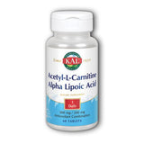 Acetyl-L-Carnitine & Alpha Lipoic Acid 60 Tabs By Kal