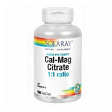 Cal-Mag Citrate 180 Caps By Solaray