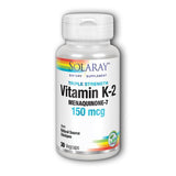 Vitamin K-2 Menaquinone-7 30 Caps By Solaray