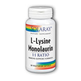 L-Lysine Monolaurin 1:1 Ratio 60 Caps By Solaray