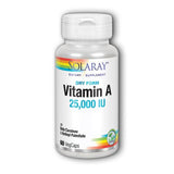 Dry Form Vitamin A 60 Caps By Solaray