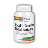 Acetyl L-Carnitine Alpha Lipoic Acid 60 Caps By Solaray