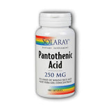 Pantothenic Acid 100 Caps By Solaray