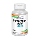 Pantothenic Acid 100 Caps By Solaray