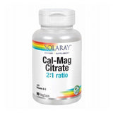 Cal-Mag Citrate 90 Caps By Solaray